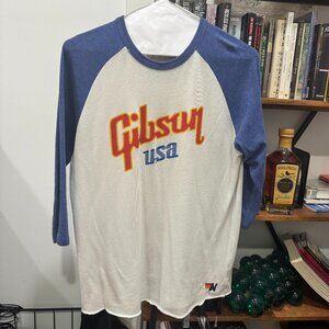 Limited Run Aviator Nation Gibson Guitars Baseball-T